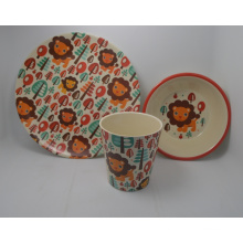 (BC-CS1063) Bamboo Fiber Kids Dinner Set